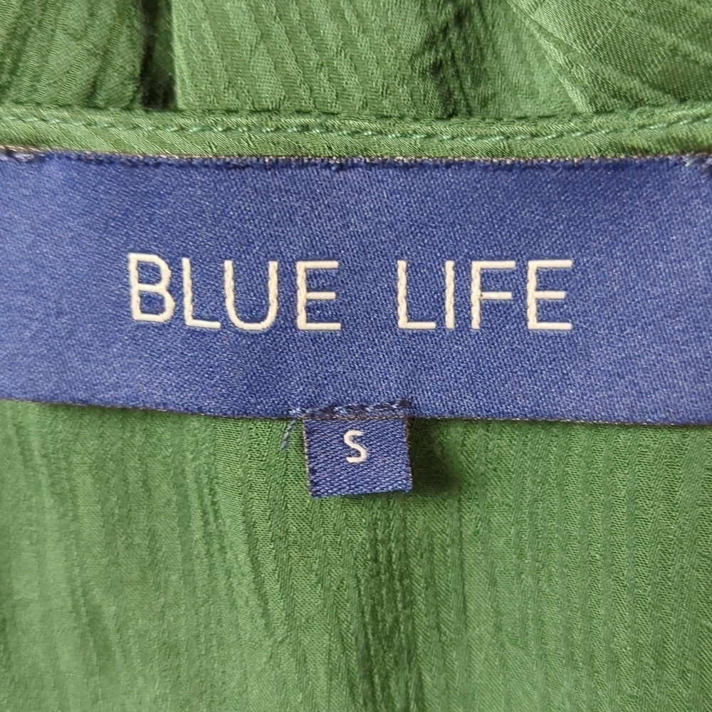 Blue Life Wrap Mini Dress - Picture 10 of 11